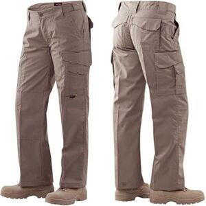 Tru-Spec 24-7 Tactical Pants Womens 10 Khaki Cargo Workwear Rip-Stop 29" Inseam